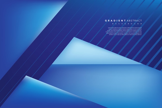 diseño de fondo azul moderno y abstracto
