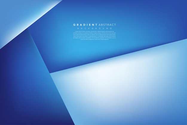 diseño de fondo azul moderno y abstracto