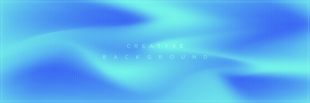 Diseño de fondo de banner degradado azul abstracto moderno
