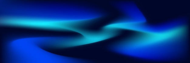 Diseño de fondo de banner degradado azul abstracto moderno