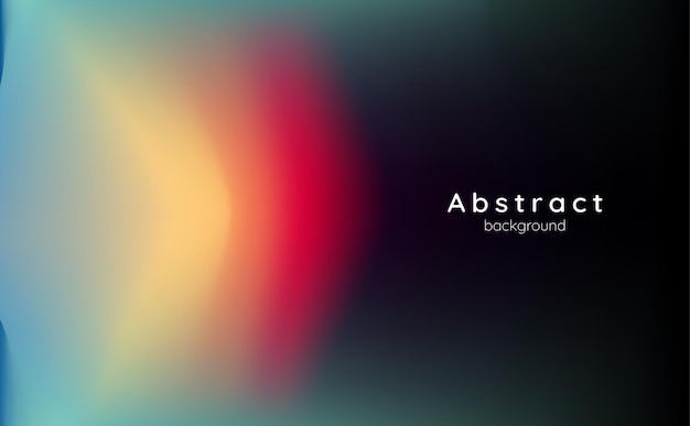 diseño de fondo de banner futurista degradado suave onda borrosa suave arco iris abstracto