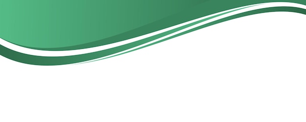 Diseño de fondo de banner moderno Plantilla de banner con formas de onda dinámicas