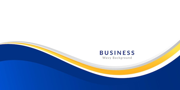 Diseño de fondo de banner moderno Plantilla de banner con formas de onda dinámicas