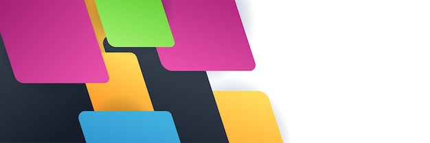 Diseño de fondo de banner de tecnología moderna abstracta de colores naranja negro azul Plantilla web de fondo de patrón de banner de diseño de presentación gráfica abstracta de vector