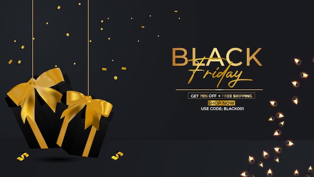 Diseño de fondo de black friday