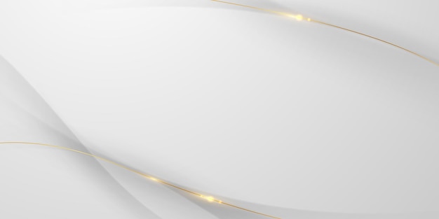 diseño de fondo blanco con elementos de efecto de lujo ilustración vectorial