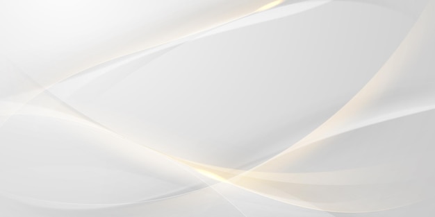 diseño de fondo blanco con elementos de efecto de lujo ilustración vectorial