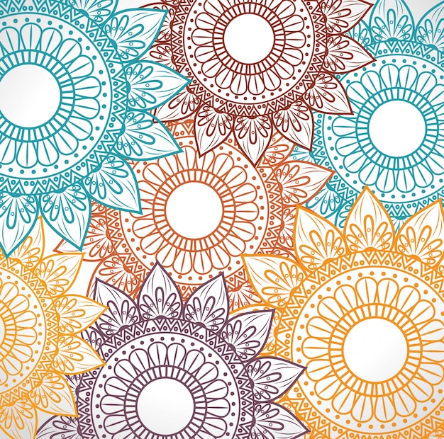 diseño de fondo bohemio