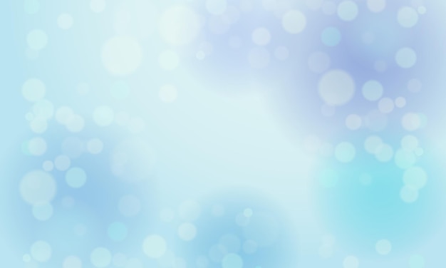 Diseño de fondo bokeh realista vectorial