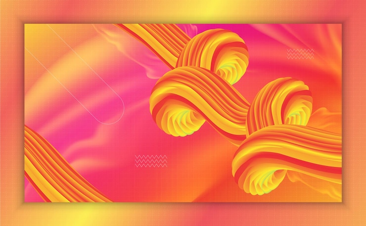 Vector diseño de fondo brillante y fluido para uso versátil