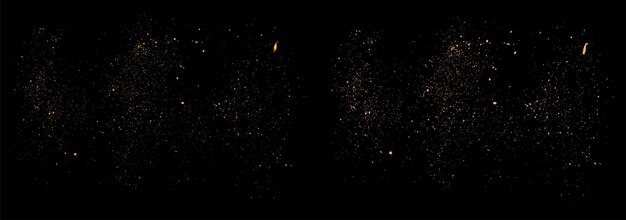 Diseño de fondo de brillo dorado con chispas de oro
