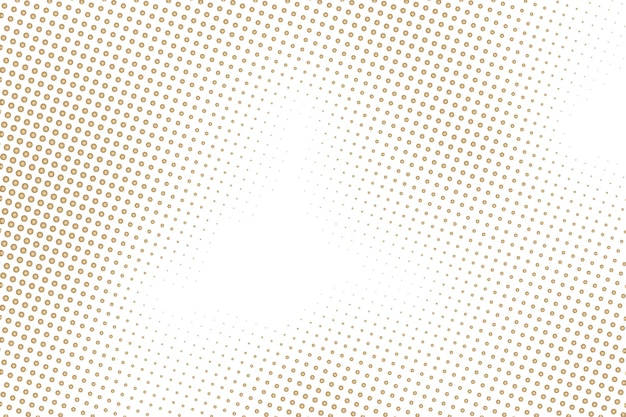Diseño de fondo de brillo de medio tono dorado