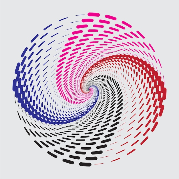 Diseño de fondo circular abstracto Diseño de fondo circular