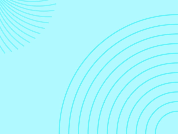 Diseño de fondo de color claro con líneas circulares de esquina ilustración vectorial