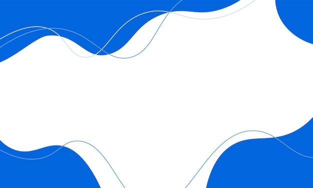 Diseño de fondo de color líquido azul abstracto fondo geométrico Diseño de vector de composición de formas dinámicas