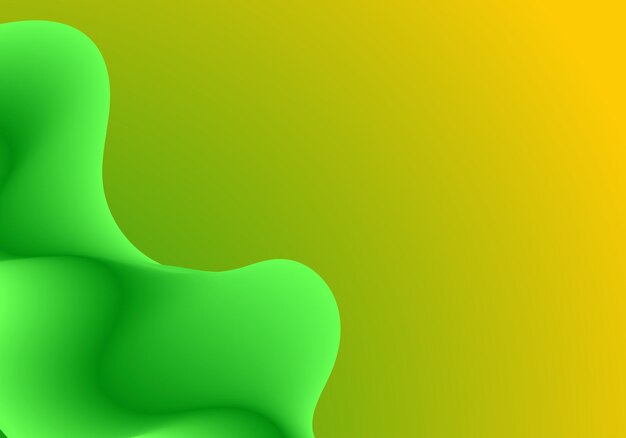 Diseño de fondo de color líquido. Composición de formas de degradado de moda.