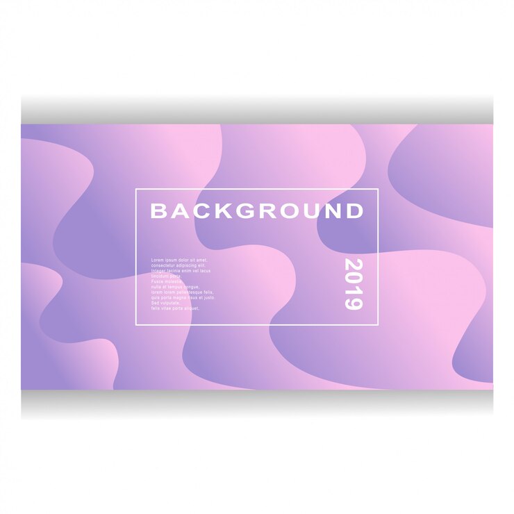 Diseño de fondo de color líquido. Composición de formas de gradiente fluido
