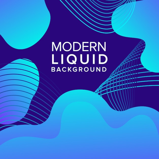 Diseño de fondo de color líquido con composición de formas modernas Fondo de diseño futurista para marco de cartel de banner