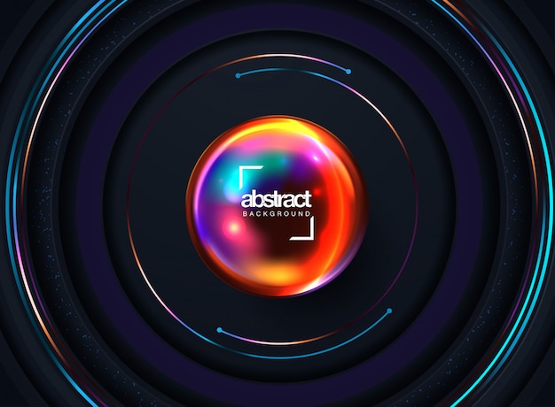 Diseño de fondo de color líquido