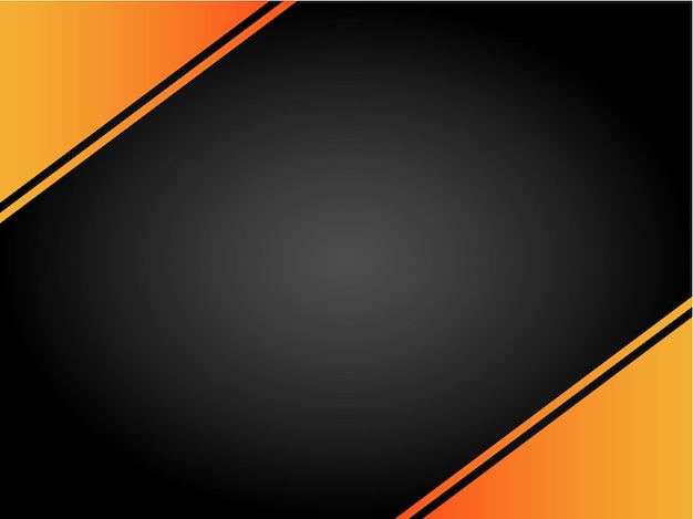 Diseño de fondo de color negro con ilustración de Vector degradado