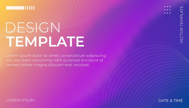 Diseño de fondo de color púrpura abstracto con gradiente vectorial
