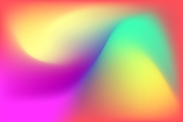 Diseño de fondo de colores de gradiente abstracto que fluye