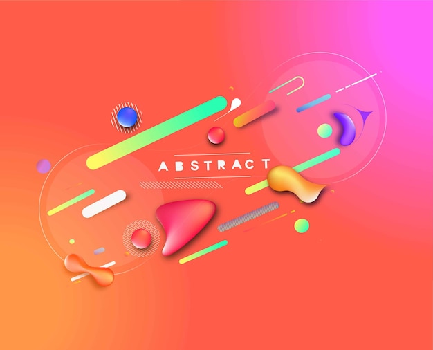 Diseño y fondo coloridos abstractos del modelo. Uso para diseño moderno, portada, póster, plantilla, folleto, decorado, volante, pancarta.
