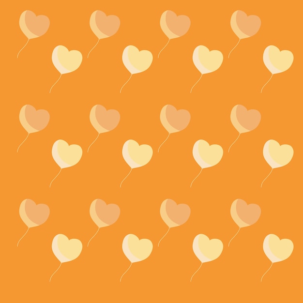 Diseño de fondo de corazones