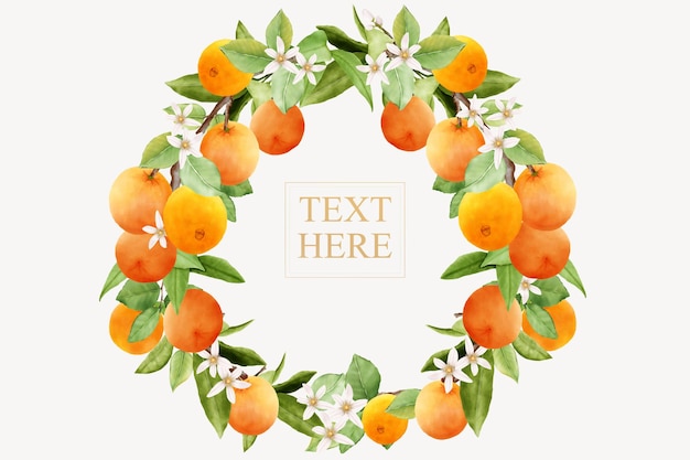 diseño de fondo de corona naranja dibujada a mano