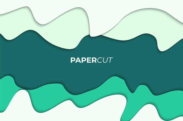 Diseño de fondo de corte de papel de color brillante