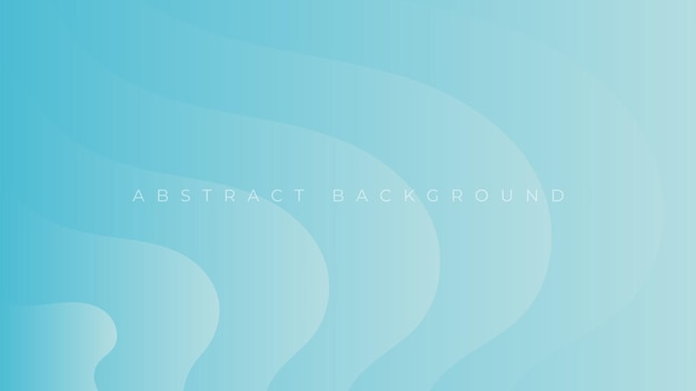 diseño de fondo de corte de papel de onda azul abstracto