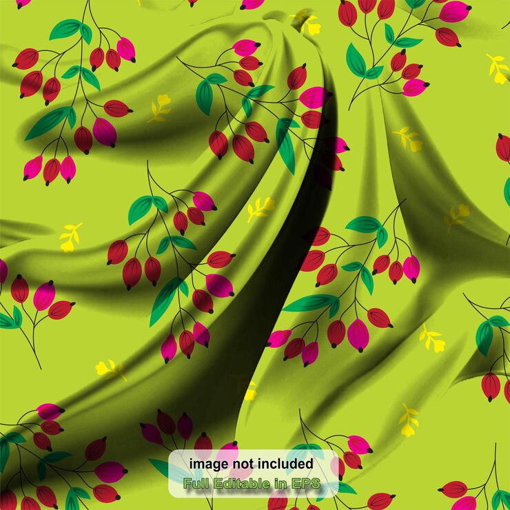 Vector diseño de fondo sin costuras con patrón de impresión textil