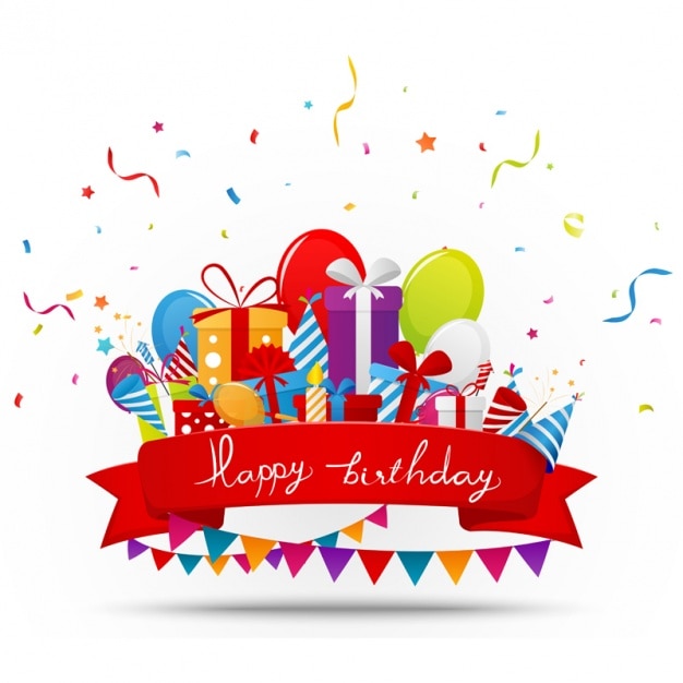 Diseño de fondo de cumpleaños