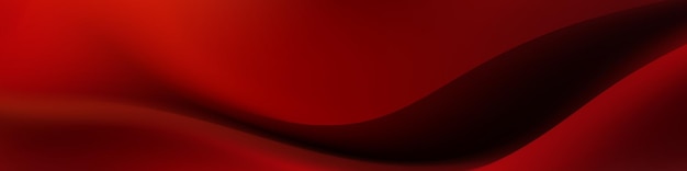 Diseño de fondo curvo con gradiente rojo abstracto