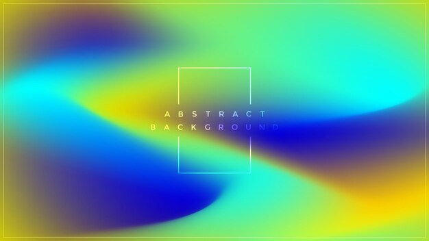 Diseño de fondo degradado amarillo azul abstracto moderno