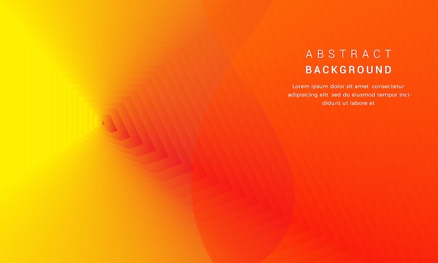Diseño de fondo degradado amarillo Diseño de textura de fondo abstracto de vector naranja