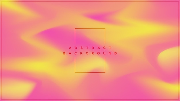 Diseño de fondo degradado amarillo y rosa abstracto moderno