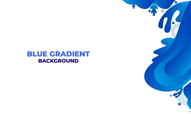 diseño de fondo degradado azul abstracto