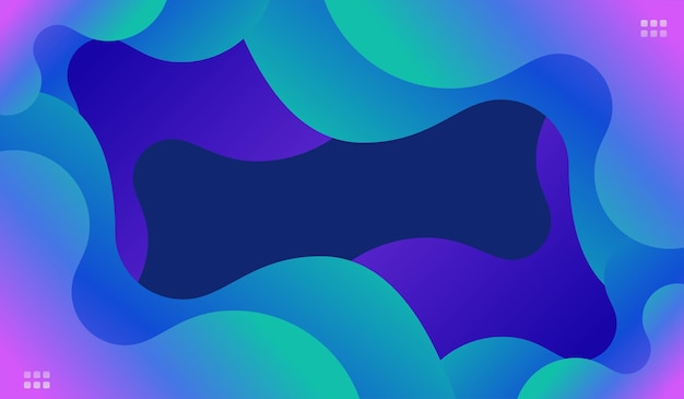 diseño de fondo degradado azul ondas