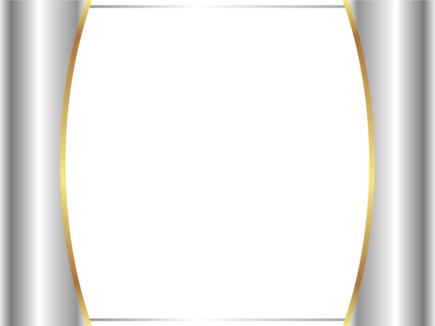 Diseño de fondo degradado con contorno dorado