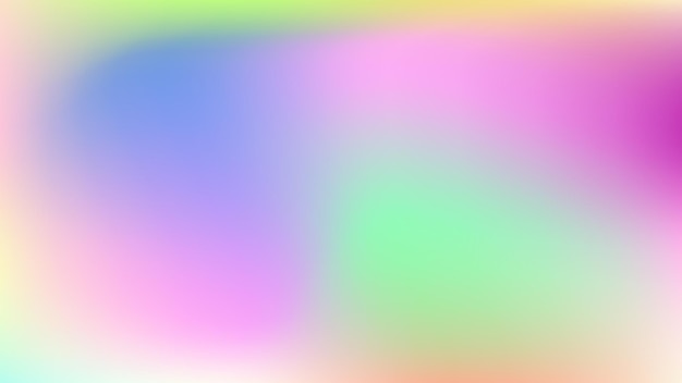 Diseño de fondo degradado holográfico colorido