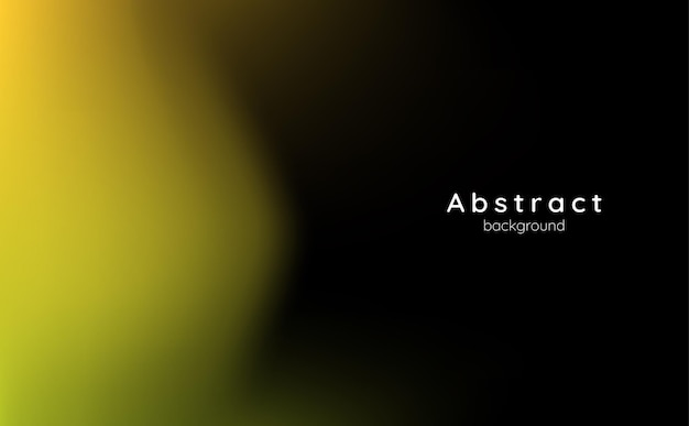 Vector diseño de fondo degradado suave borroso abstracto oscuro amarillo