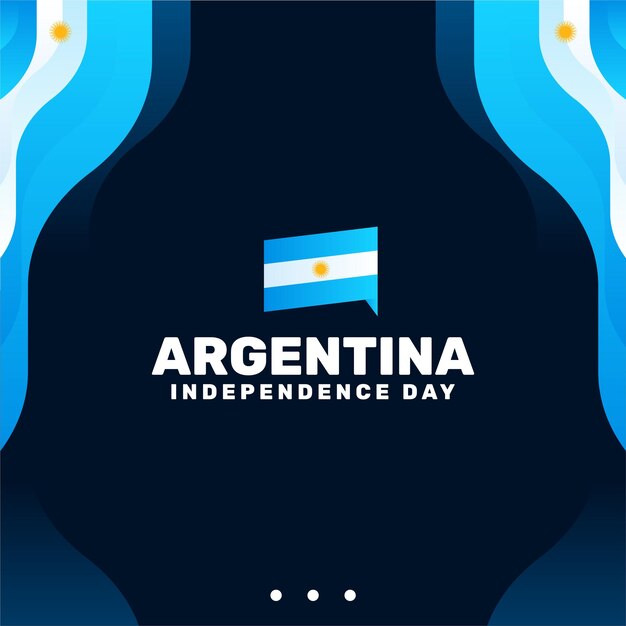 Diseño De Fondo Del Día De La Independencia De Argentina