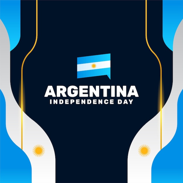 Diseño De Fondo Del Día De La Independencia De Argentina