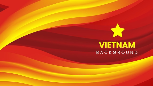 Diseño de fondo del día nacional de vietnam