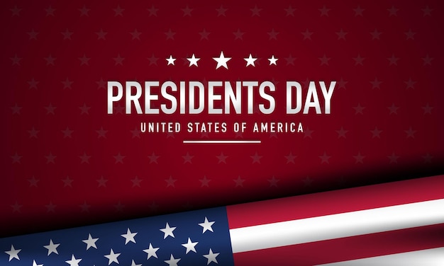 Diseño de fondo para el Día de los Presidentes