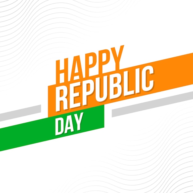 Diseño de fondo del día de la república de la india