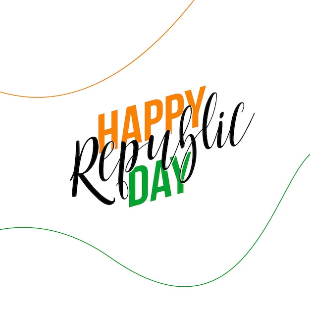 Diseño de fondo del día de la república de la india