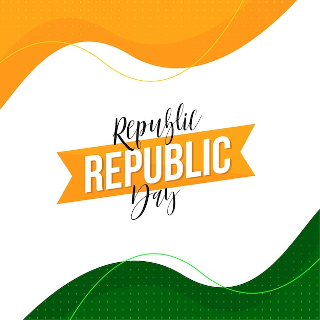 Diseño de fondo del día de la república de la india