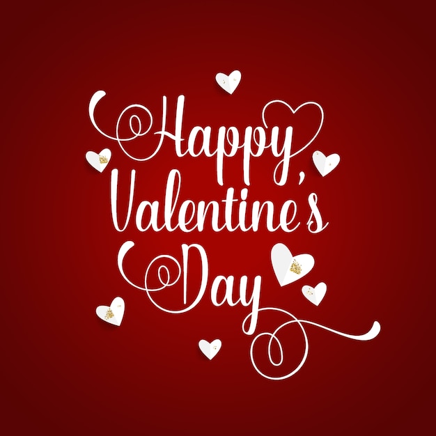 Diseño de fondo del día de San Valentín